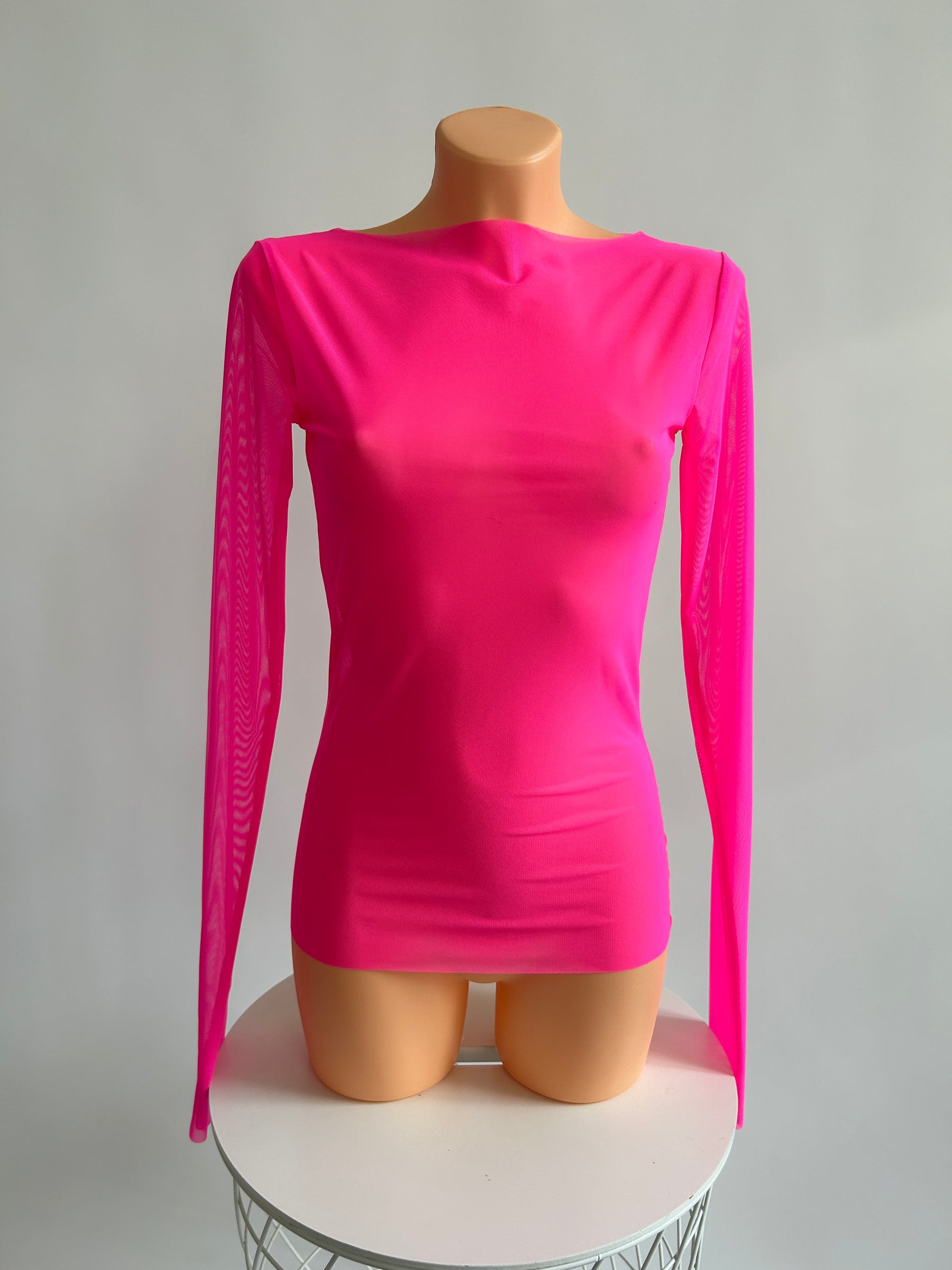 "Neon Kitty" Rozā tops