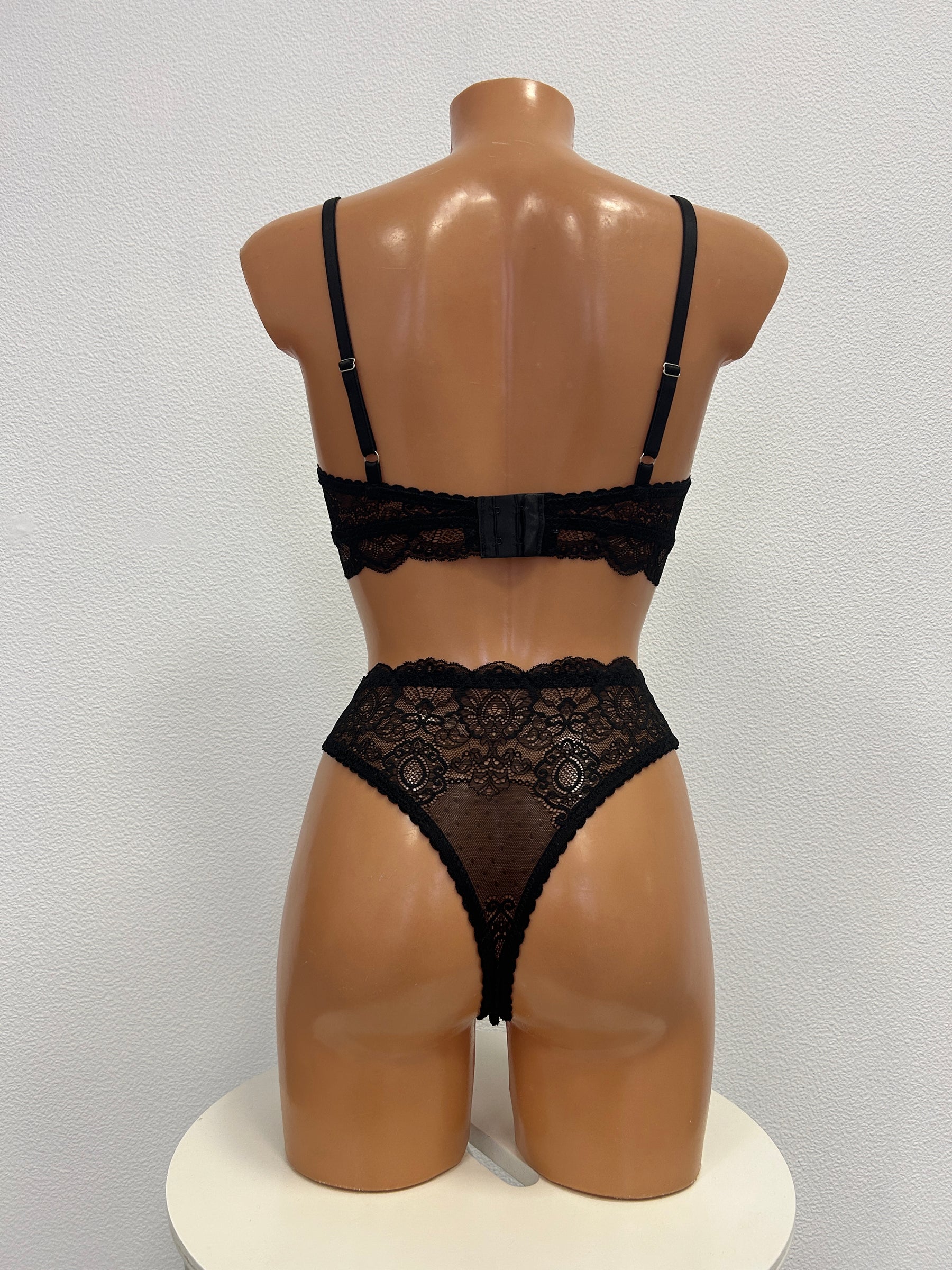 Black “Bella" lingerie set
