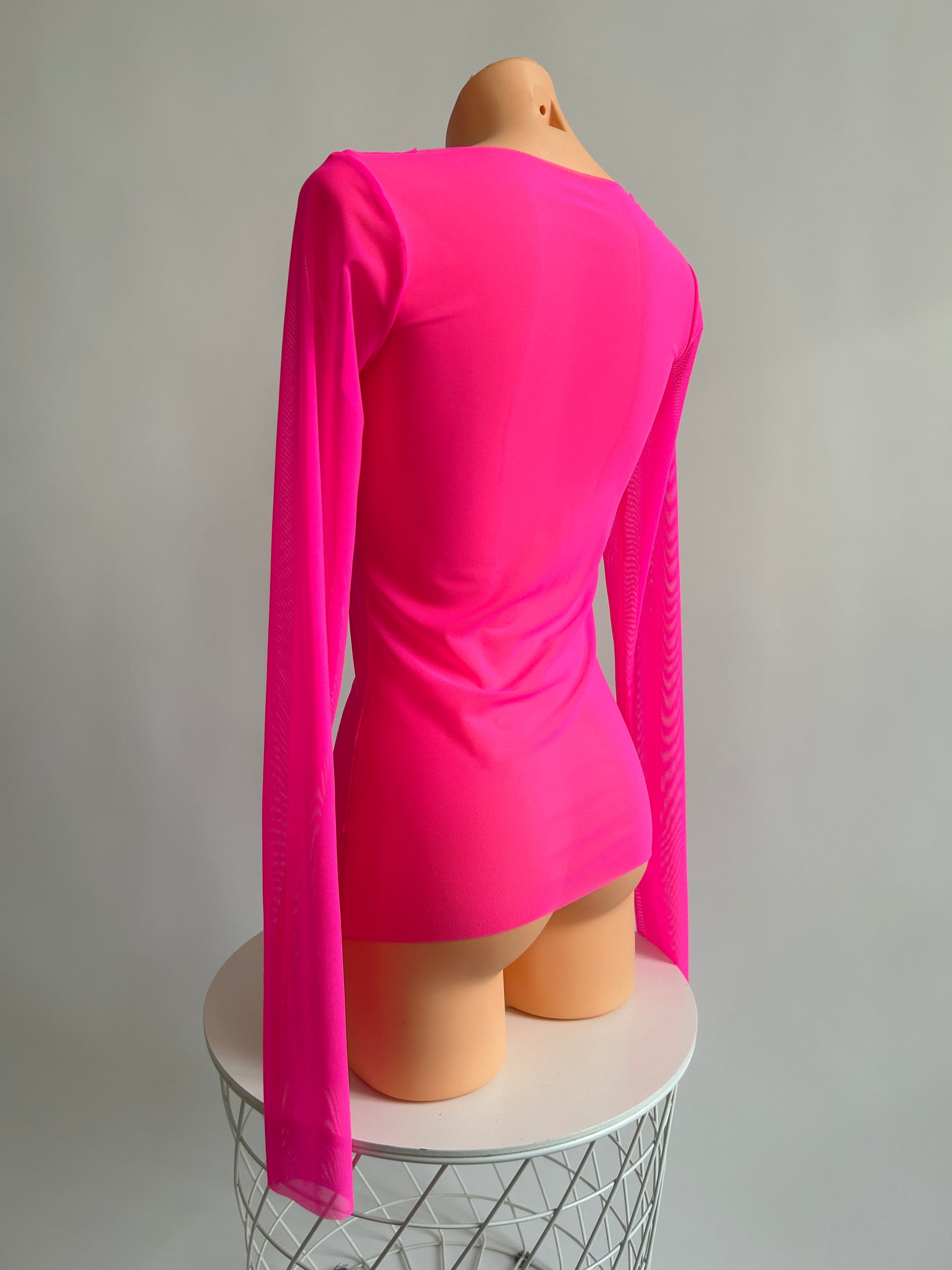 "Neon Kitty" Rozā tops