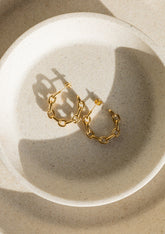 Chainlet Stud Earrings