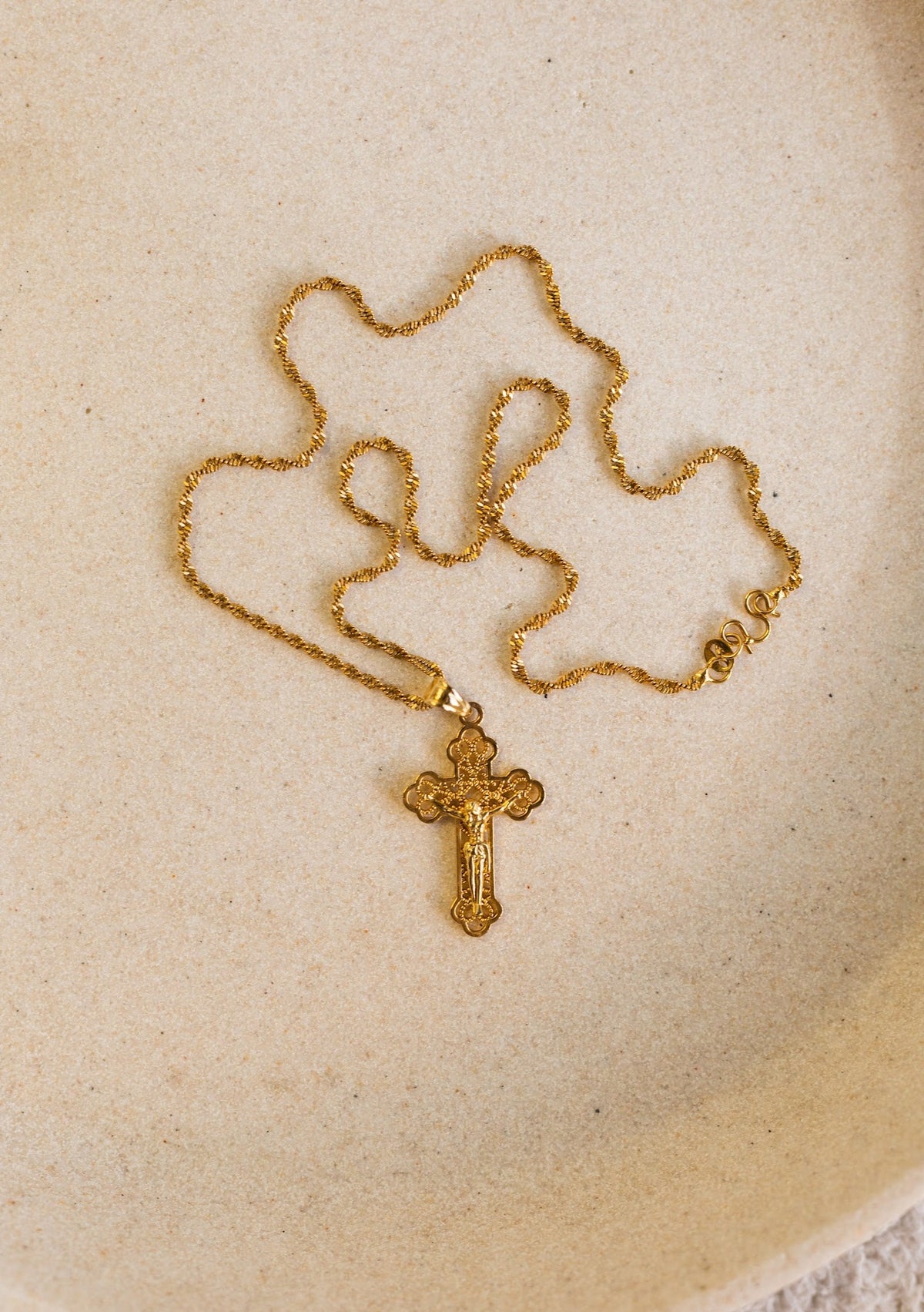 "Holy" Cross necklace