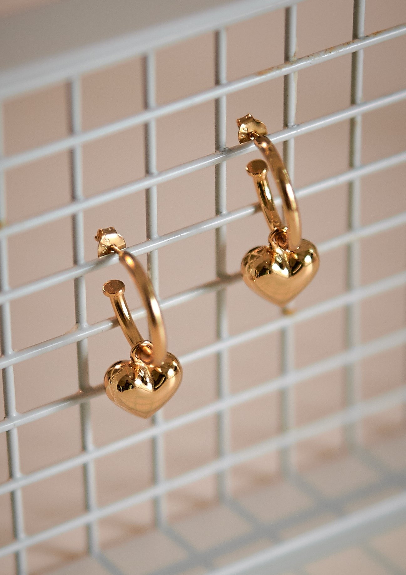 Kind heart stud earrings
