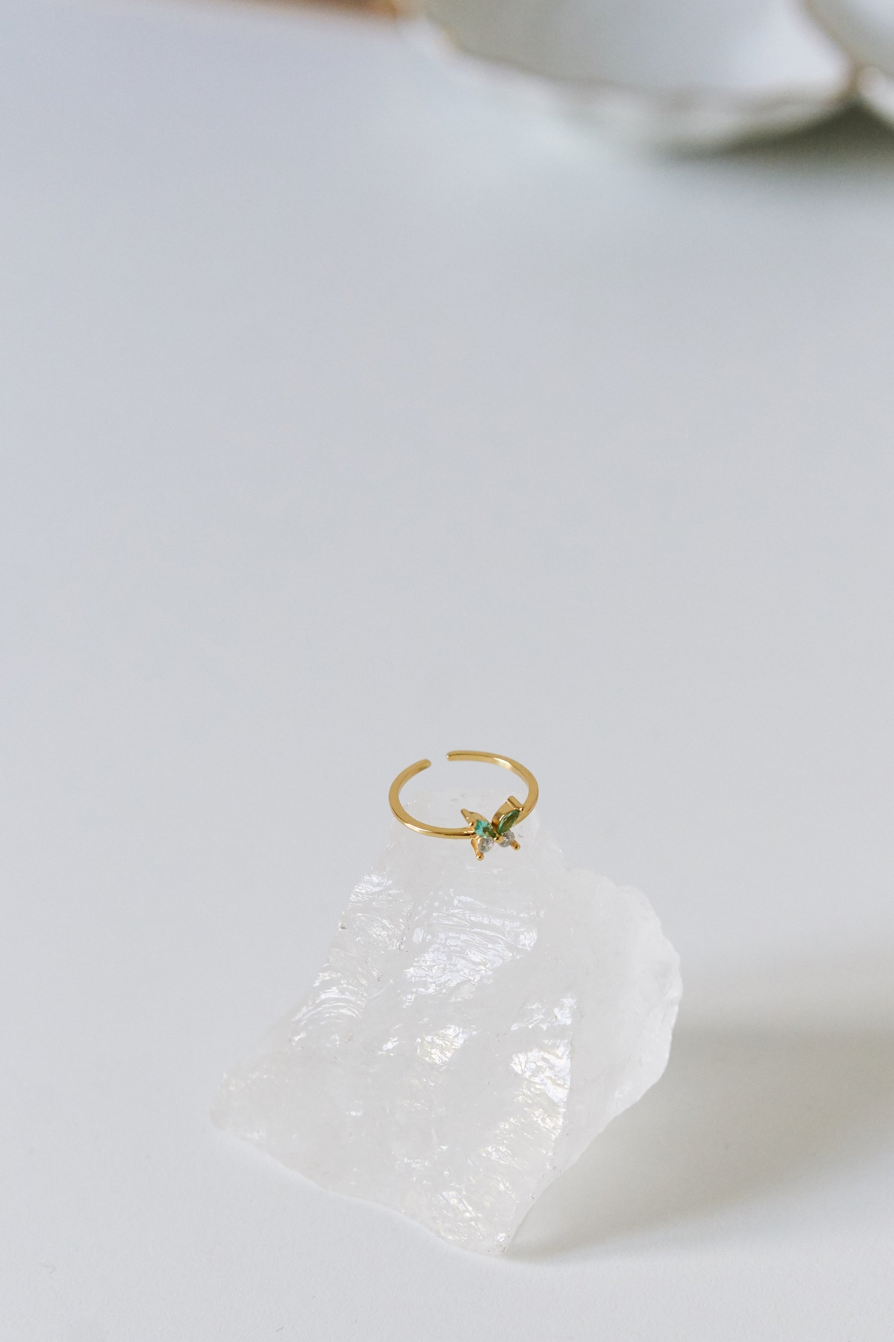 Skybound butterfly ring