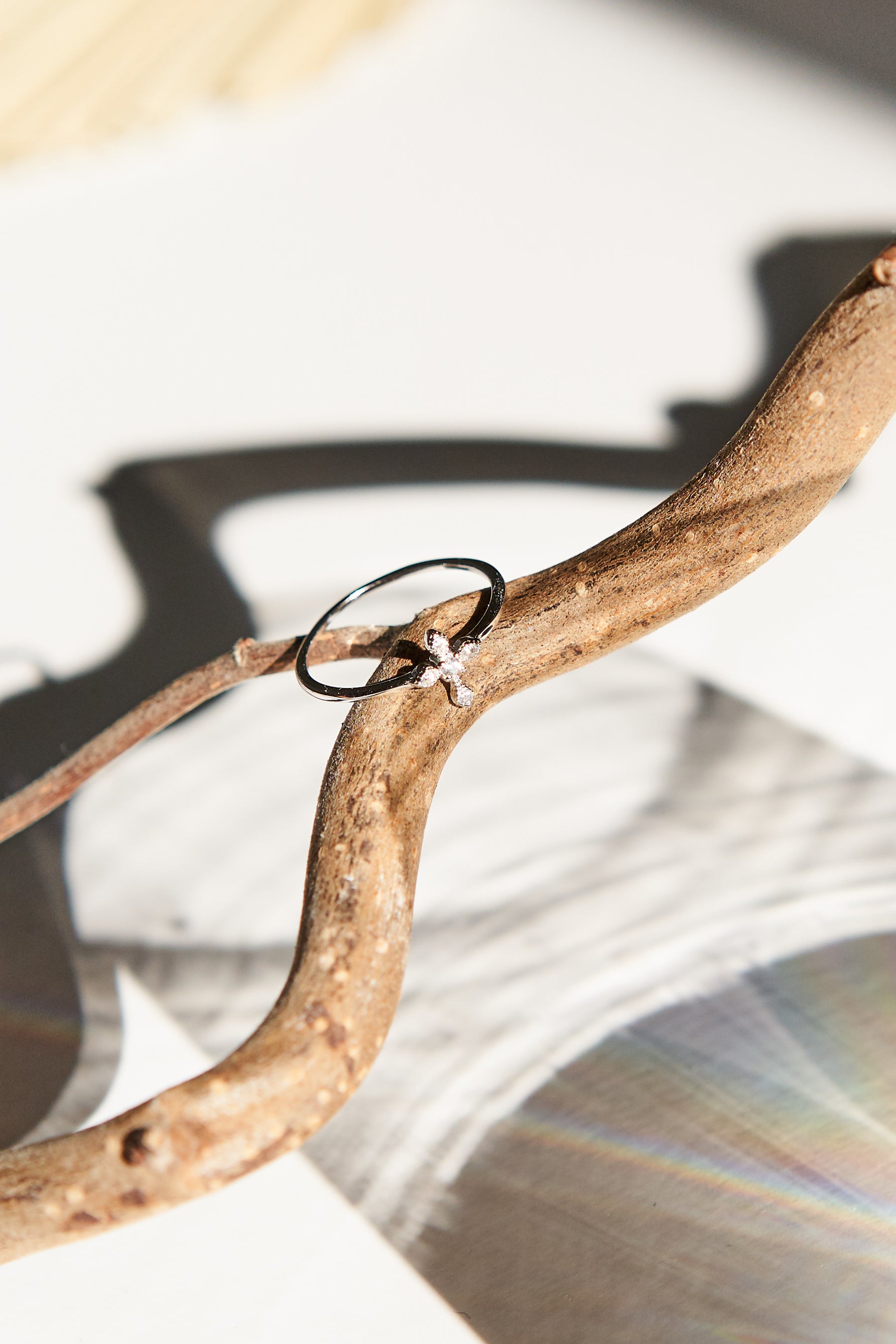 Silver Riot krustiņa gredzens