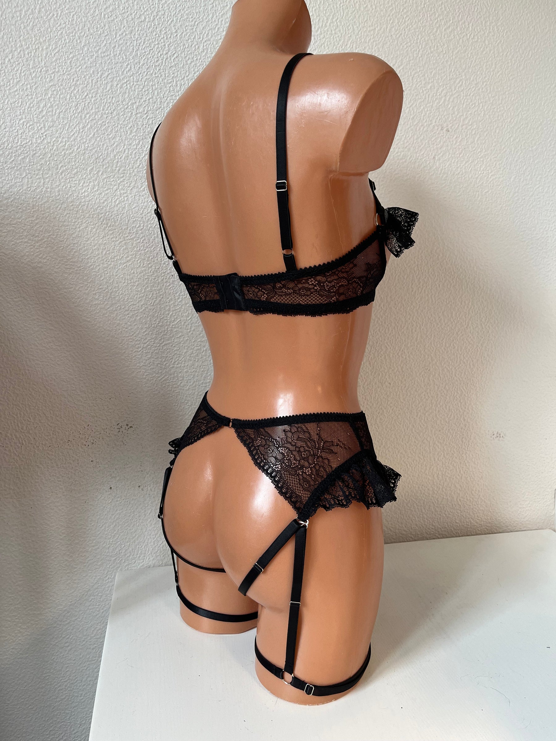 "Black Swan " bondage panties