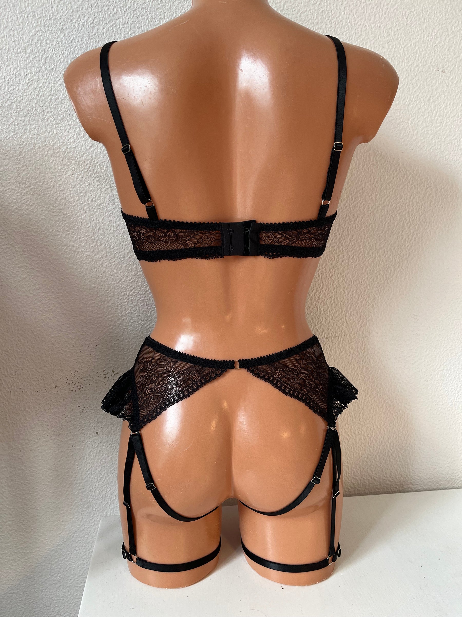 "Black Swan " bondage panties