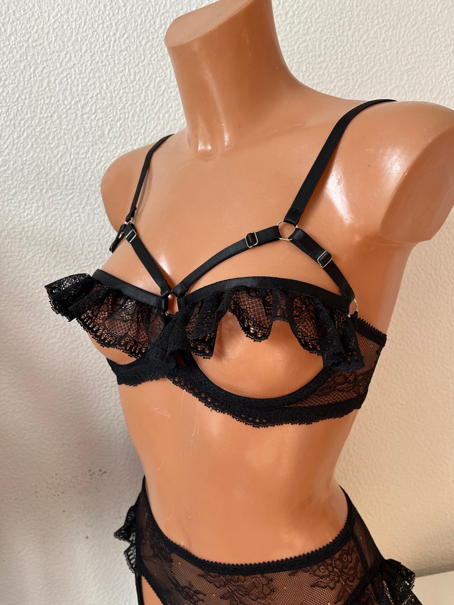 "Black Swan " bondage panties