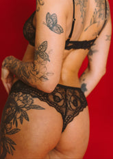 "Fleur" low waist brazilian panties