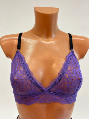 "Lavanda" purple lace lingerie set