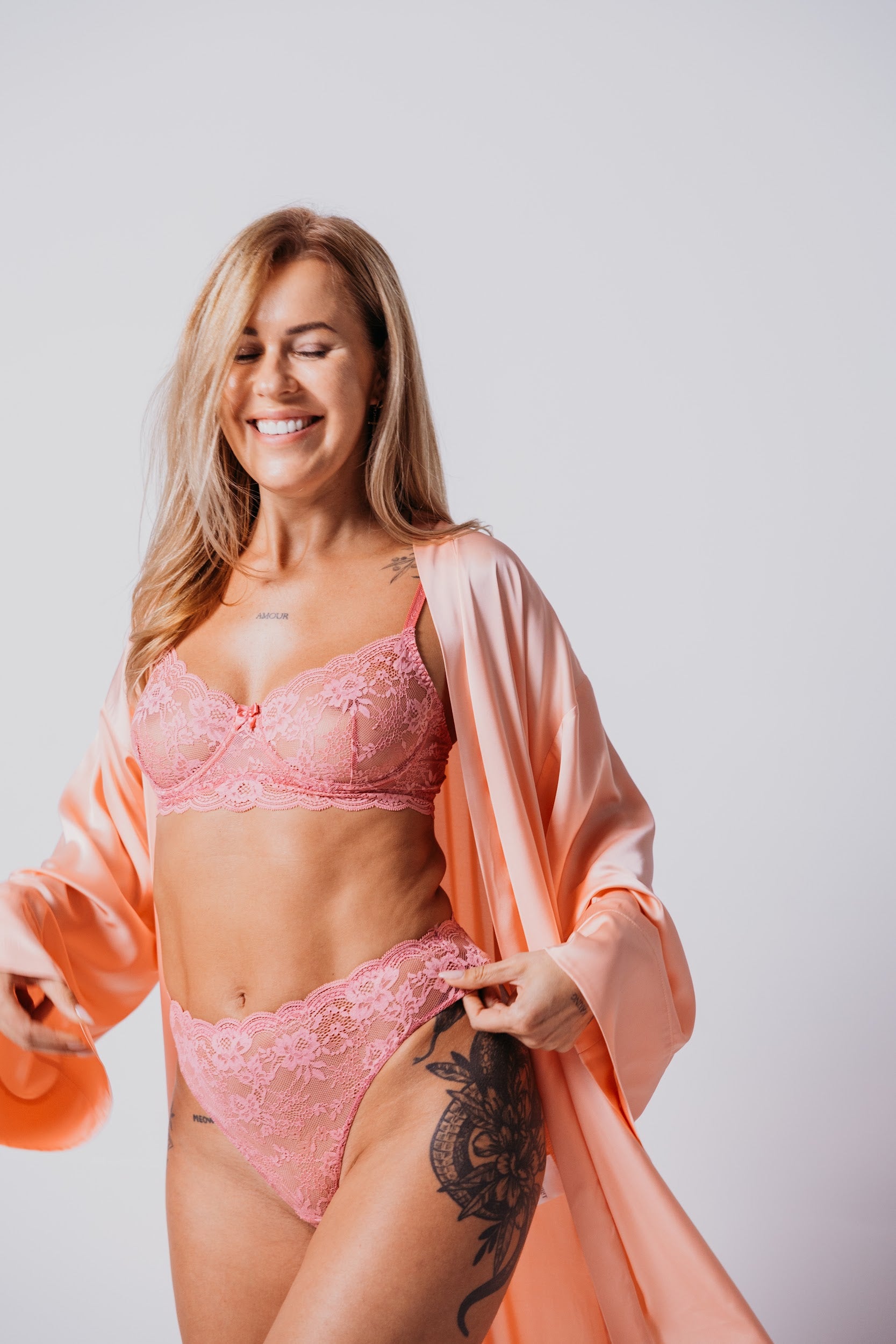 Blush Kimono