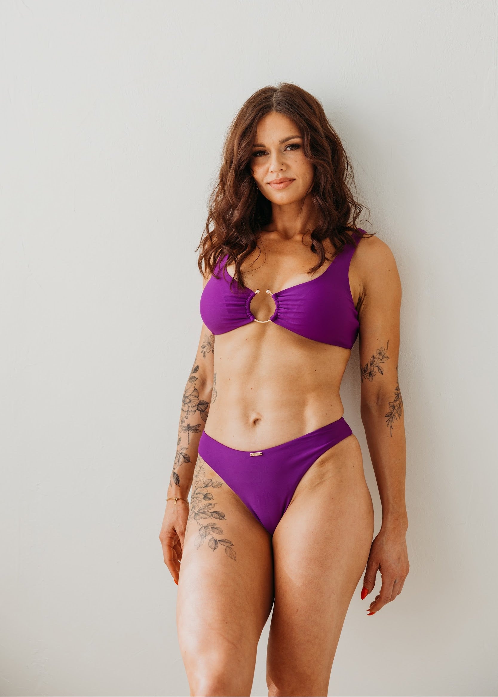 Aura Purple Thong