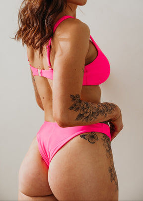 Aura Pink Thong