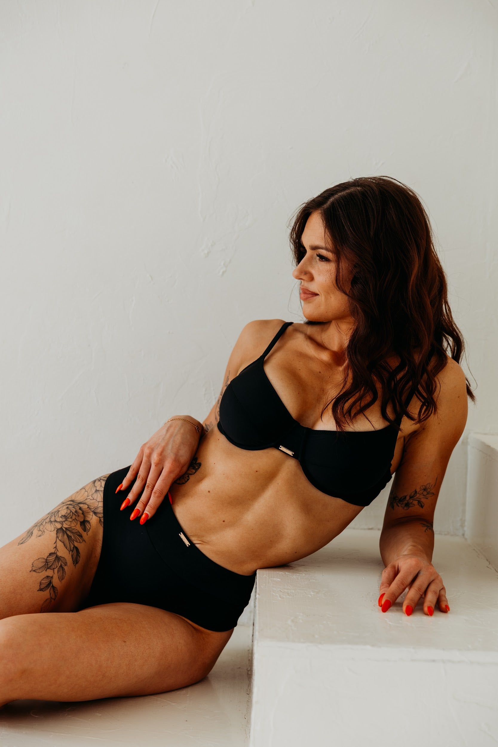 Riviera Black Underwire Bikini Top