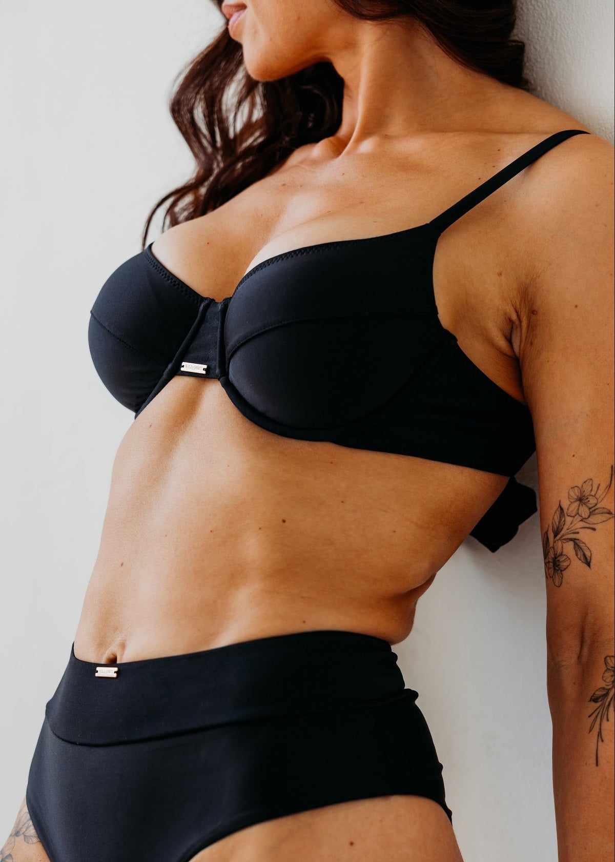 Riviera Black Underwire Bikini Top