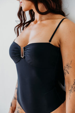 Sienna Black one piece swimsuit