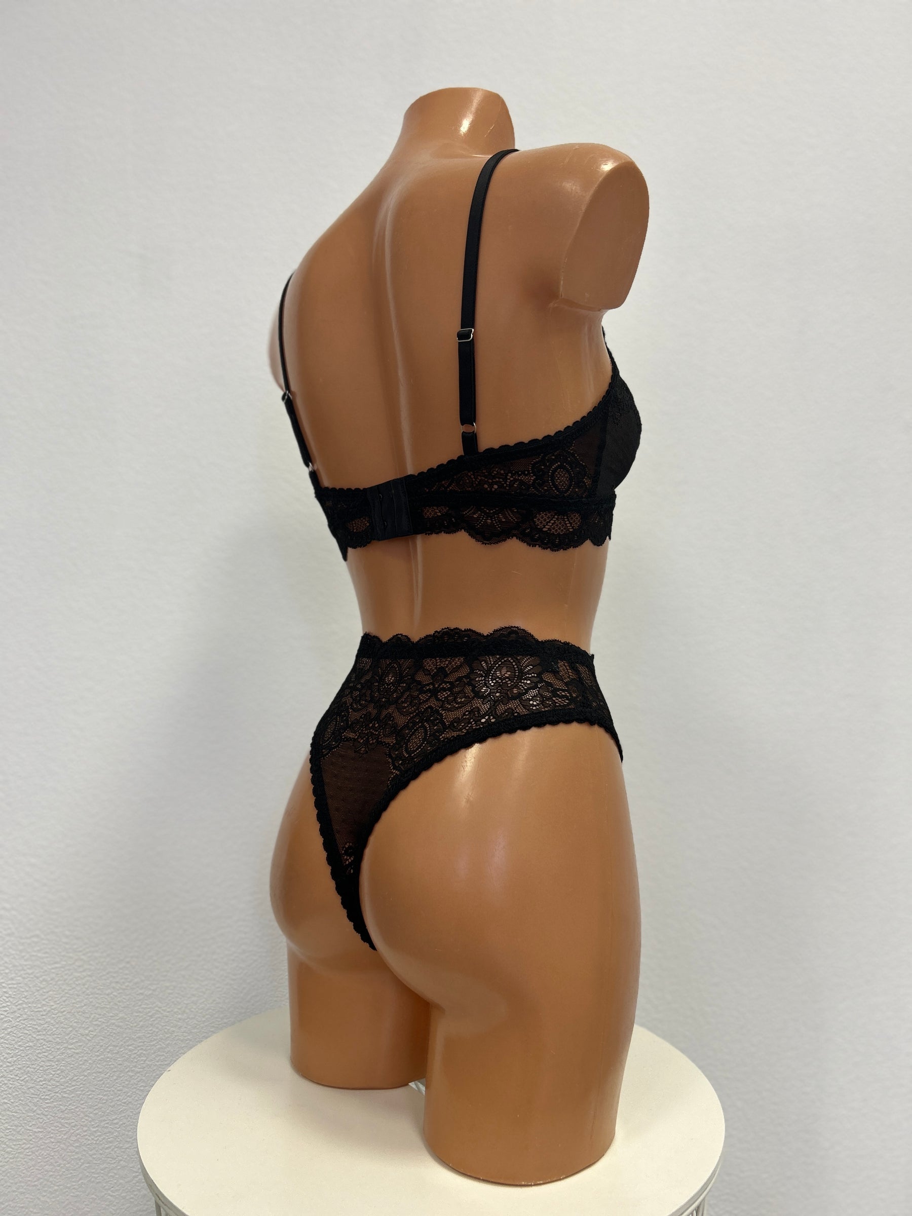 Black “Bella" lingerie set
