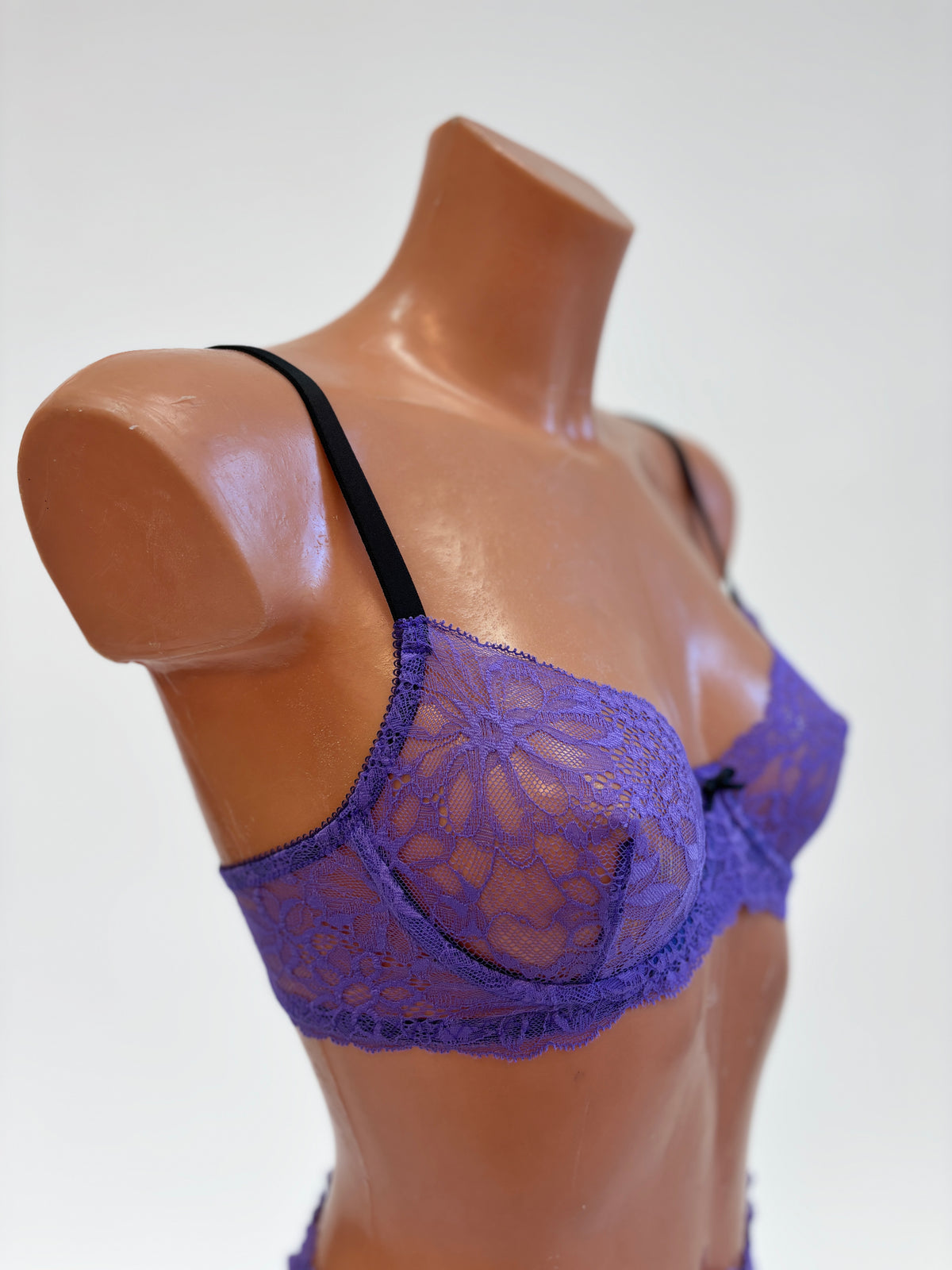 "Mystic" purple lace bra