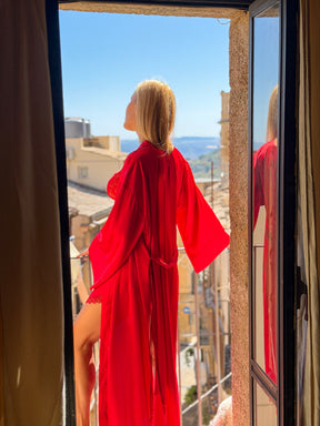 Siren Red Kimono