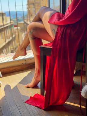Siren Red Kimono
