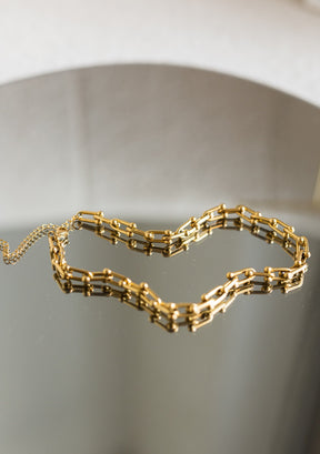 Luminous 18K Gold Plated Necklace