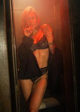 Blackberry high waist thong panties