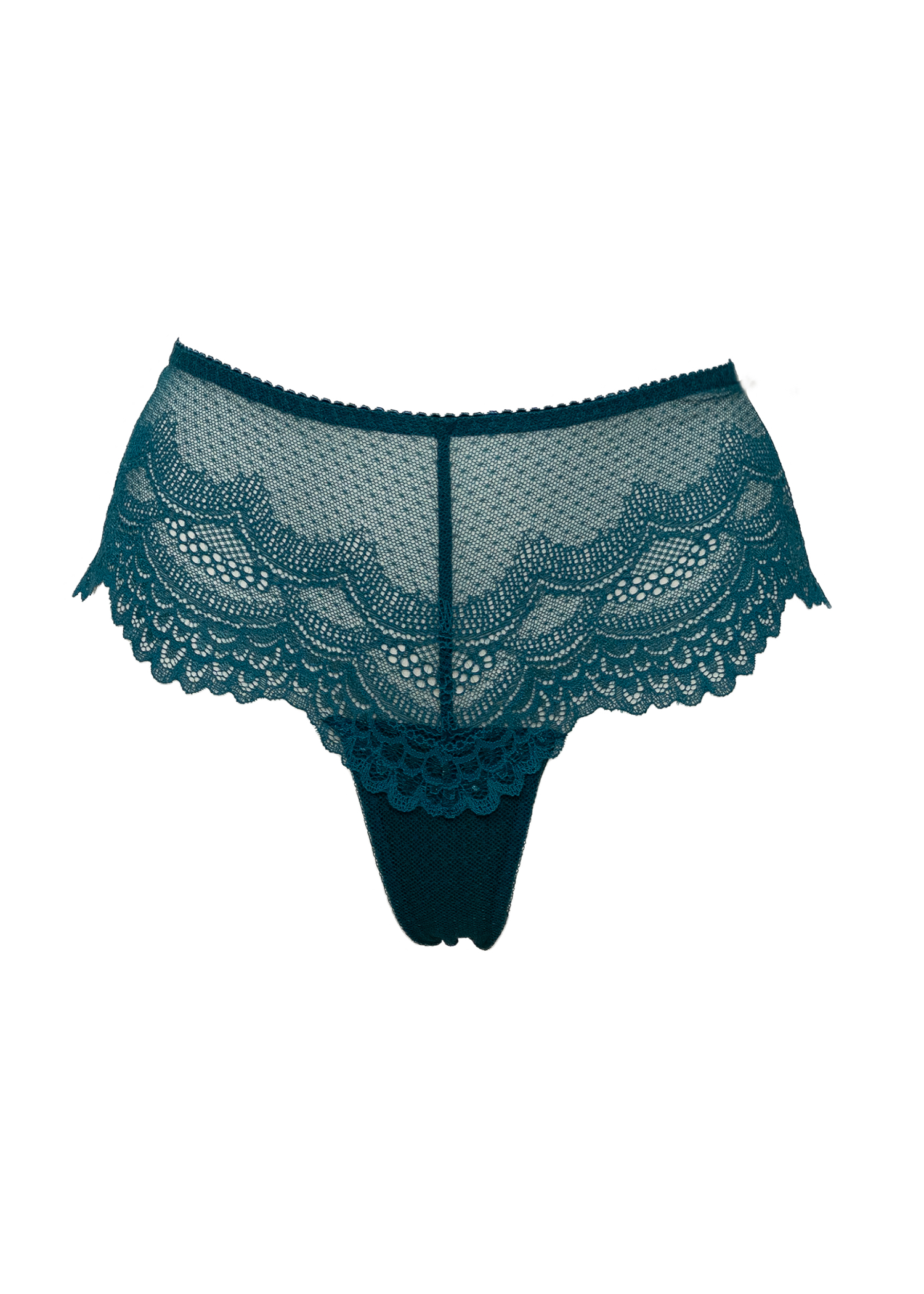 "Jade" brazilian cut high waist panties