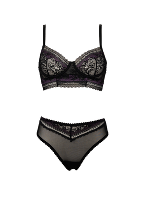 "Twilight" black lingerie thong panties