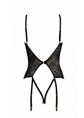 "Kinky Sage" crotchless lingerie bodysuit