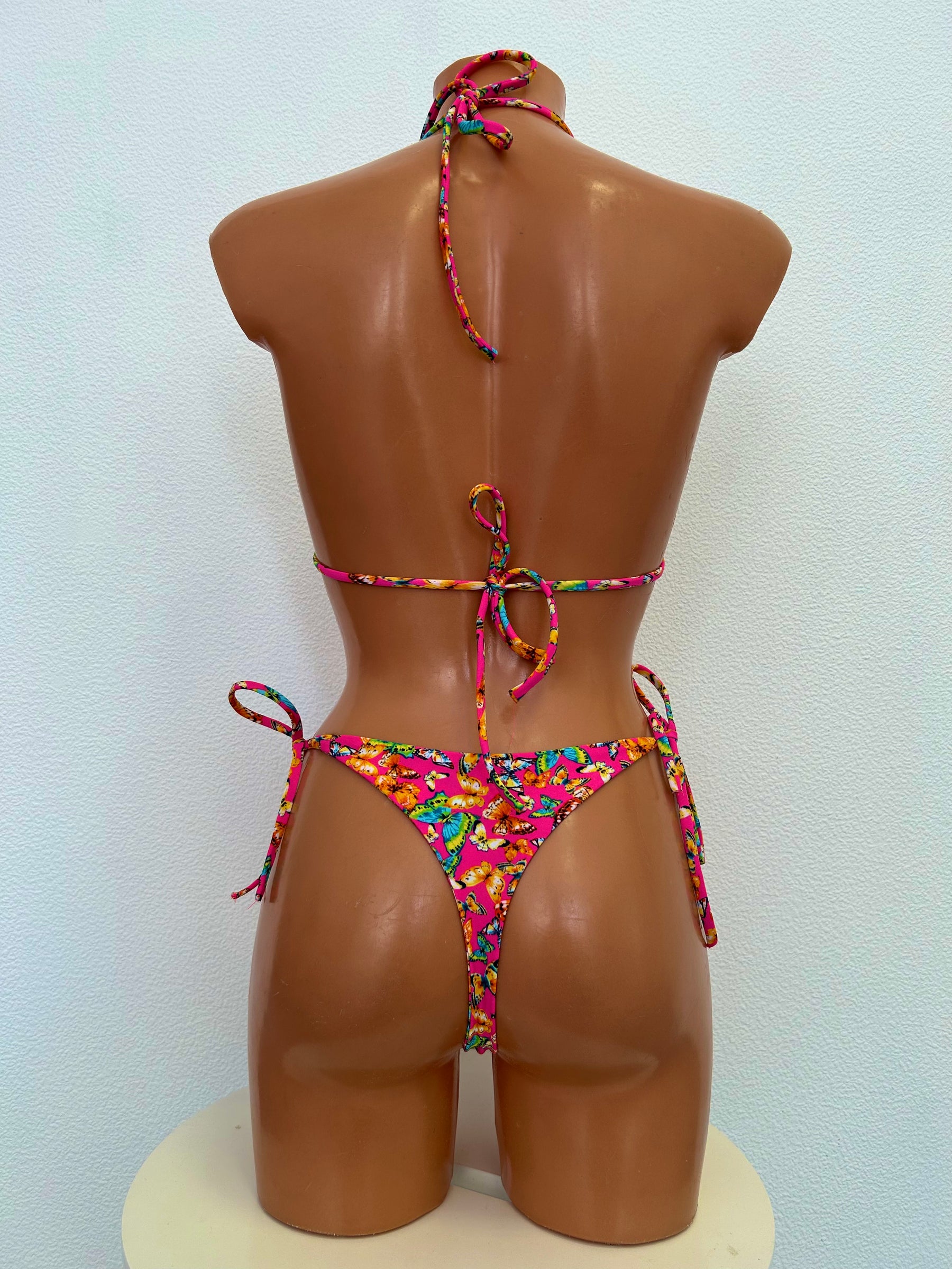 "Heat" colorful string Bikini set