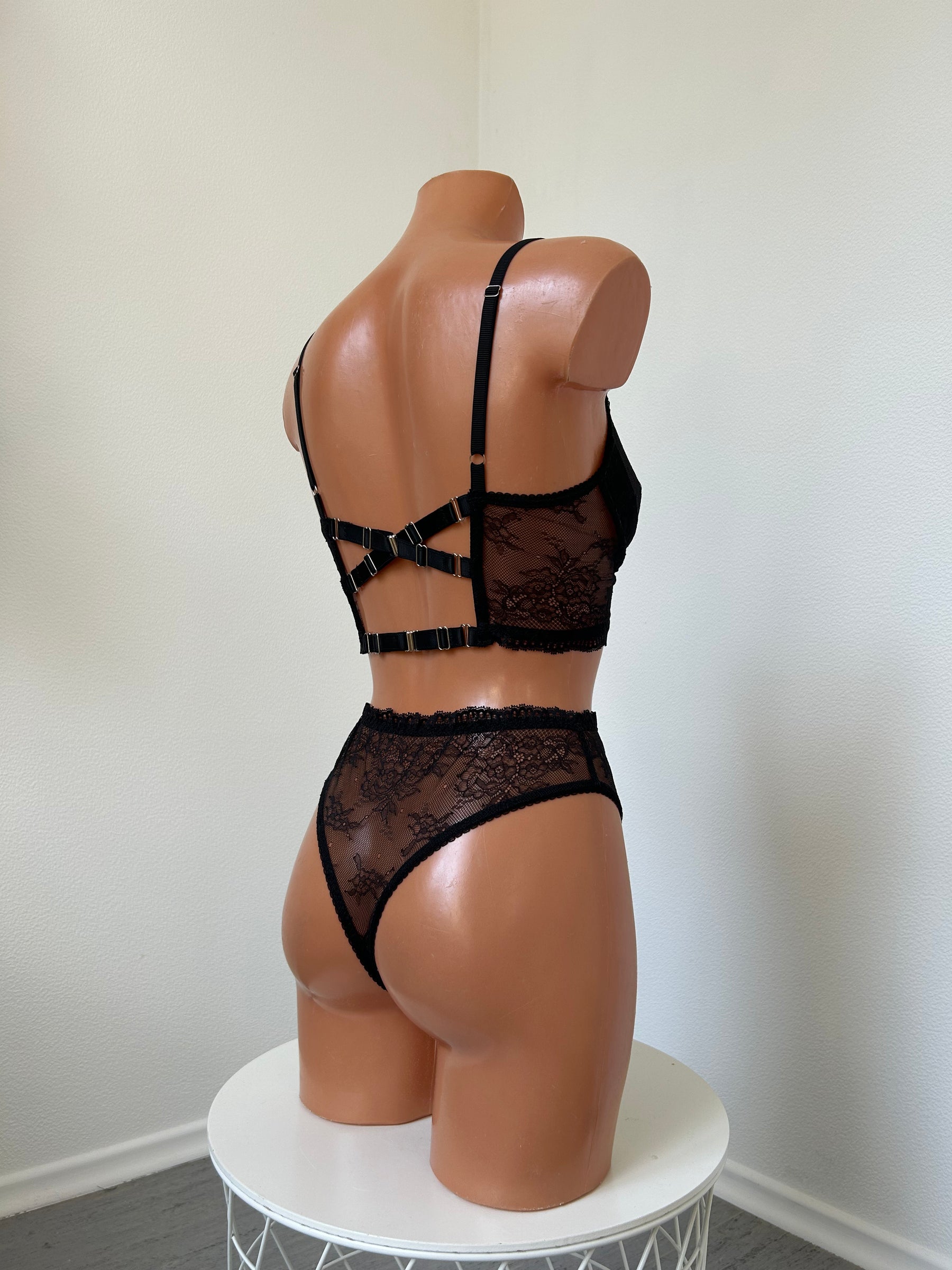 "Courtesan" corset lingerie set